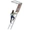 Louisville Attic Ladder, Aluminum, 375 lb Load Capacity AL2240MG - alternate 3